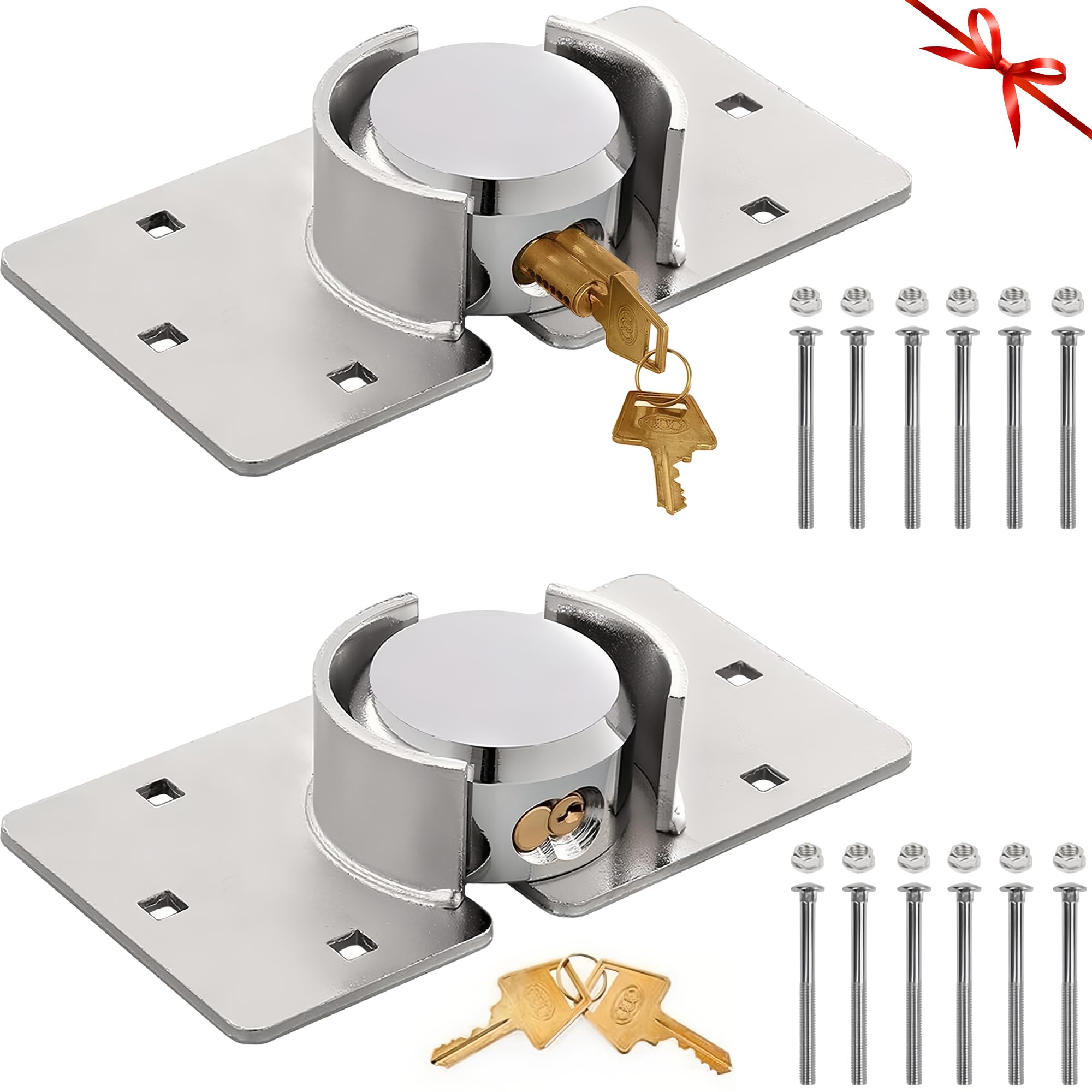 【新品】PORTER BLOCKKEYPACK WOODLANDCAMOver. OIHYA 2 Pack Van Door Lock, 73MM Heavy Duty Solid Steel